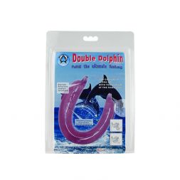 Фаллоимитатор Double Dolphin Purple
