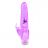 Вибратор Glitters Dual Teaser Purple с клиторальным стимулятором
