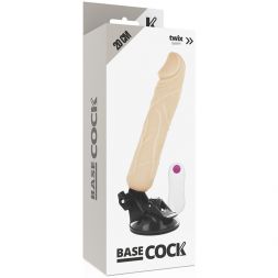 Вибратор Basecock Realistic Vibrator Remote Control Flesh 20 см