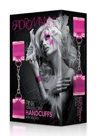 НаручникиTranslucent Handcuffs with Velcro Pink