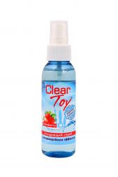 Очищающий спрей Clear Toys Strawberry с антимикробным эффектом