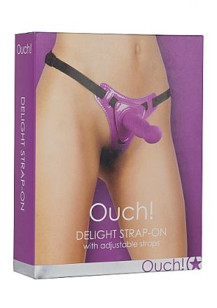 Страпон Delight Purple Ouch!