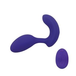 Фиолетовый безремневой страпон Vibrating Dual Teaser
