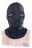 Эластичный шлем для эротических игр Zipper Face Hood Black