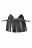 Маска Штучки-дрючки «Кошка с бахромой» кожаная черная