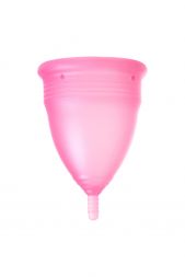 Розовая гигиеническая менструальная чаша Eromantica Lila размер L